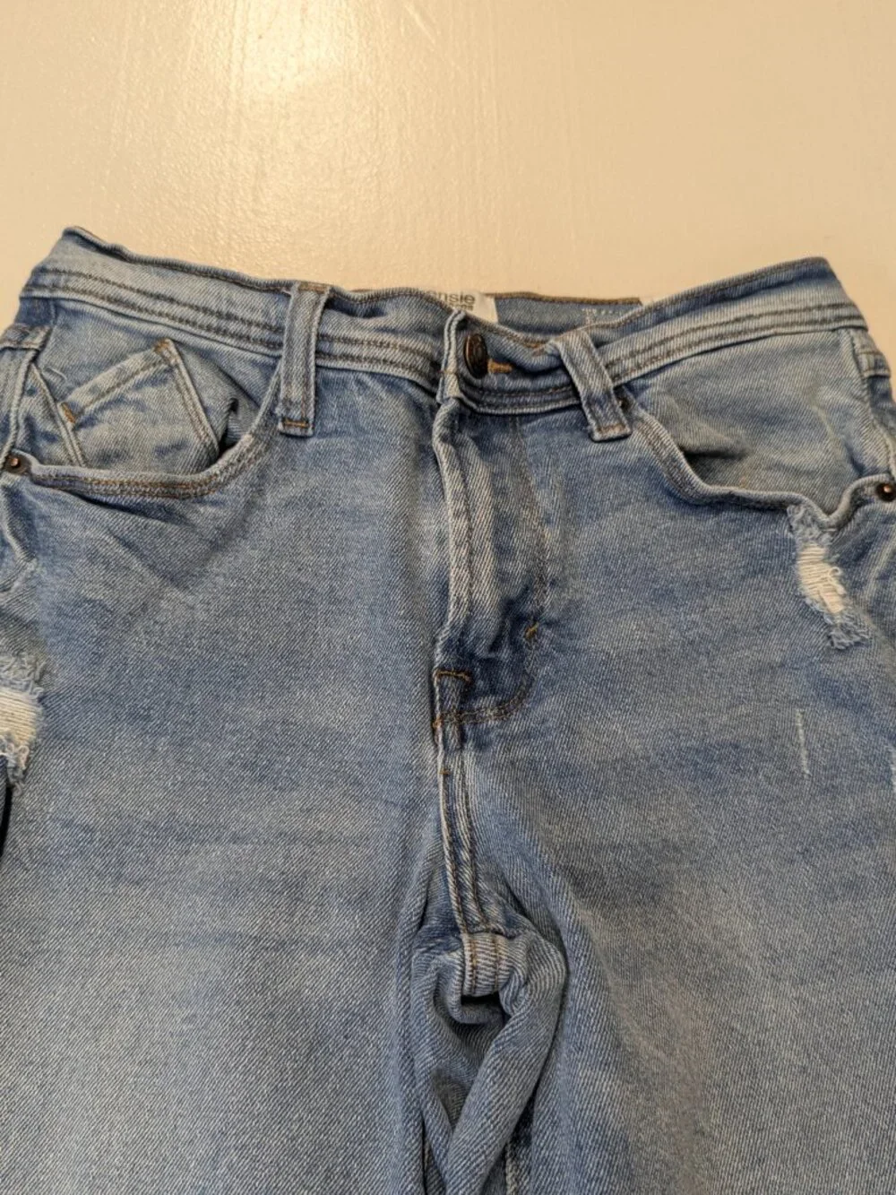 Kensie Jeans Vintage Luxe Wide Leg Medium Wash Size 2/26
